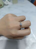 舒弗(LACHOUFFE)莫桑石钻戒女纯银铂金戒指女结婚求婚仿真钻石戒指送老婆礼物 主钻50分【证书+礼盒】 开口可调节【不确定尺码拍这里】 实拍图