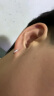 PWL999足银超闪耳环女养耳洞睡觉免摘高级感微镶耳骨环耳圈耳扣耳饰 6mm足银耳环一对价【适合耳骨】 实拍图