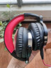 OneOdio头戴式电钢琴电子琴专用6.5头有线监听耳机吉他音响效果器电架子鼓声卡通用长线3.5mm Pro 10黑红【赠耳机支架】 实拍图