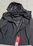 猫人冲锋衣男春秋季夹克外套休闲潮流登山服户外运动男装 深灰 XL 实拍图
