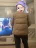 衣典零一（LEDIALYI）轻薄羽绒服女短款2025冬季女装新款时尚韩版中年小个子白鸭绒外套 卡其色 L 【推荐120-135斤】 实拍图