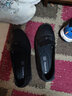 蜘蛛王单鞋女柔软透气妈妈鞋平底舒适中老年皮鞋女 090335A 黑色 38  实拍图
