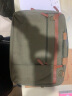 SANWA SUPPLY 电脑包手提 双肩包女 背包男 大容量笔记本包 公文包 多功能复古帆布包 绿色 15.6英寸 实拍图