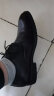 卡帝乐鳄鱼（CARTELO）软牛皮男士皮鞋商务正装鞋男软皮耐磨透气皮鞋男9585 黑色 41 实拍图