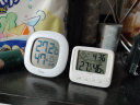 家の物语日本温湿度计室内家用智能感光婴儿房高精度电子温湿度计带闹钟 白色 晒单实拍图