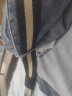 JWKE 男士双环扣帆布腰带运动休闲青年牛仔裤皮带百搭裤腰带学生裤带 黄蓝条纹 130cm 实拍图