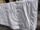 富安娜家纺 100%澳大利亚进口纯羊毛冬被 加厚被重约5-9斤 纯棉防钻绒面料款-全羊毛春秋被 1.2米床（被芯：152*210cm） 实拍图