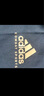 阿迪达斯 （adidas）t恤男夏季运动透气轻薄宽松棉短袖 黑/金（经典款） XL  实拍图