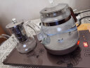 容声（RONGSHENG）烧水壶底部全自动上水电热水壶泡茶专用茶台烧水壶一体机煮水壶茶具套装热水壶电水壶烧水器电茶炉 泡茶款-高低水位感应-咖色 0.8L 实拍图