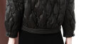 ZXEGI品牌女装羽绒服女士新款秋冬季短款轻薄设计感小众纯色洋气时髦外套 黑色 S 晒单实拍图