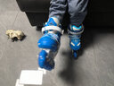 小状元轮滑鞋儿童初学者旱冰鞋溜冰鞋初学者男童女童滑轮鞋生日礼物 入门体验-蓝【工具配件】 S (适合鞋码27-32)八轮全闪 实拍图