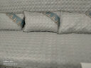 菲梵阁 沙发垫套装防滑布艺定制实木组合皮沙发套罩巾全包四季通用坐垫 梦娜斯-灰色 90×180+20cm花边一片 实拍图