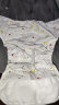 安可新 婴儿尿布兜可洗新生儿隔尿裤纯棉透气防水防侧漏 3件装 S码 实拍图