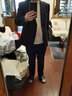 雅戈尔（YOUNGOR）西服男229款两粒单排扣后中开衩商务西服套西单上衣 VOHQ250010FCY上衣 XL 180/100A 实拍图