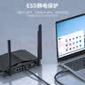 晶华 Console调试线USB转RJ45网口线适用思科华为服务器腾达TP-LINK路由器交换机转换线黑色1.8米Z200F 实拍图