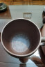 吉羊 宜兴柴烧窑变紫砂杯办公茶杯纯手工制内胆过滤 茶禅一味杯380ml 翡翠金砂 实拍图