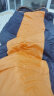 北极狼 BeiJiLang睡袋成人户外旅行冬季四季保暖室内露营双人隔脏棉睡袋1.8KG 拼接橙色 实拍图
