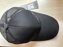 啄木鸟帽子男春夏秋天遮阳帽户外防晒网眼棒球帽透气太阳帽钓鱼鸭舌帽 黑色 透气款 实拍图