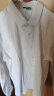 南极人衬衫男 纯色长袖商务衬衫男士棉质舒适衬衣外套修身白衬衫男3XL 实拍图