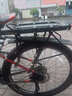 西骑者（WestBiking）xds喜德盛通用山地自行车货架可载人后座货架快拆式尾架美利达 D款黑色+驼包 实拍图
