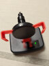 易旅摇步器 创意礼品计步器摇表器微信步数 单机充电蓄电开关款 黑色 实拍图