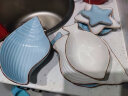 ezicok 海洋创意日式清新碗碟碗盘 早餐盘子陶瓷餐具礼盒套装可爱送礼 实拍图