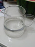 公道杯玻璃泡茶杯茶水分离公杯茶漏一体套装耐高温茶海过滤茶具 500ml基础款黄色把手 实拍图