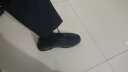 波图蕾斯皮鞋男士系带商务休闲鞋英伦雕花布洛克休闲皮鞋 3017 黑色 40 实拍图