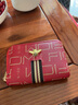 袋鼠（KANGAROO）时尚卡包女小巧防消磁多功能卡套学生大容量多卡位零钱包女 红色 实拍图