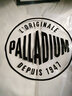 帕拉丁（PALLADIUM）运动T恤印花短袖纯棉T恤时尚百搭舒适男女情侣短袖 178011 178011-232-香草冰色 S 实拍图