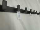 法路易（FALUYI）免打孔挂衣钩入户门后衣帽挂钩墙壁进门玄关衣服挂衣架壁挂式排钩 枪灰色—实心加厚【6钩】 实拍图