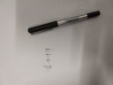 得力(deli)直液笔 0.5mm子弹头学生签字笔 办公中性笔水笔走珠笔 办公用品 黑色 50支/盒  33475 实拍图