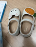 斯纳菲儿童皮鞋春秋宝宝公主鞋舒适学步鞋小兔子女童透气单鞋奶油白24 实拍图