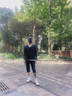 京东京造【高弹透气-直身款】女士防晒服皮肤衣冰丝防晒衣黑色L 实拍图