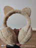 幽米保暖耳套耳罩男女冬季仿兔毛耳捂子耳包可爱防寒防冻卡通儿童学生 粉色 实拍图