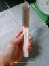 铁铮汉 超密木柄铜刷铜丝刷子清洁刷除锈刷子铜丝板刷 不锈钢刷钢丝刷 纯不锈钢刷6行*16排小号单把 实拍图