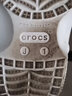 CROCS卡骆驰贝雅儿童洞洞鞋户外包头童鞋沙滩鞋凉鞋拖鞋/207013/207012 黑色-001 33 (200mm) 实拍图