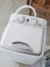 扬子7.5KG迷你洗衣机家用小型半全自动内衣裤洗袜子神器租房好物 豪华款银色7.5KG【洗脱一体+强动力电机】双旋钮 实拍图