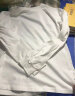 嘉晔（JIAYE）【便宜T恤】秋季长袖t恤男士潮圆领薄款纯色长袖打底衫男件 白色 XL 晒单实拍图
