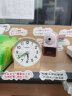 SEIKO日本精工时钟简约现代个性木纹边框夜光卧室钟表办公室儿童小闹钟 晒单实拍图