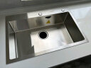 悍高厨房水槽单槽加厚304不锈钢手工水槽台上台下洗菜盆配抽拉龙头 晒单实拍图