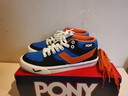 PONY/波尼中低帮滑板鞋ATop时尚男运动透气板鞋韩版硫化休闲鞋 蓝色（男） 41 实拍图