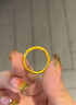 海上罗孚黄金戒指女999足金情侣戒指一对开口对戒结婚戒子送女友生日礼物 礼盒（不含对戒） 实拍图