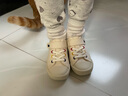 月星童鞋 日本制进口儿童帆布鞋 四季款手工制女宝宝学步鞋男童机能鞋 白色 28 (内长17.5cm适合脚长17cm) 实拍图
