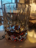 威士忌酒杯家用欧式水晶玻璃洋酒杯酒吧创意钻石八角啤酒杯酒具套装 罗马款290ml 6支装 实拍图