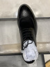 奥康官方男鞋 男士时尚英伦时尚商务正装皮鞋真皮舒适布洛克鞋婚鞋 黑色 38 240mm 实拍图