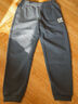 361°儿童夏季薄款长裤男童卫裤运动长裤女童秋冬保暖中大童休闲长裤 经典黑1501-男童【加绒】 130 实拍图
