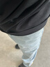 椋釉牛仔裤男秋季冬款宽松直筒长裤新款九分百搭男士裤子男休闲裤男 浅蓝 XL （130-140斤可穿） 实拍图