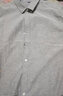 凡品丹尼（FANPINDANNI）衬衫男春秋季休闲白色长袖衬衣男士修身免烫牛津纺商务男装 灰色+天蓝【常规2件装】 2XL 码（140-160斤） 实拍图