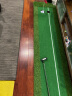 PGM 高尔夫推杆练习器 室内高尔夫  果岭练习毯 高尔夫迷你练习垫套装 双色草0.5*3M+推杆 晒单实拍图